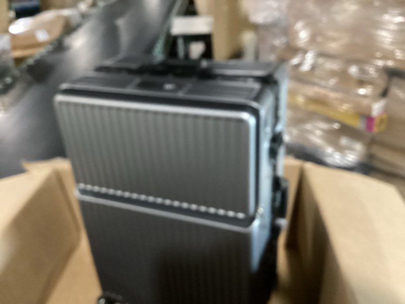 Condition photo showing Good Condition for hardshell zipperless luggage set, 20/26" aluminum frame hardshell spinner luggage, airline approved carry-on luggage, tsa lock, 360° quiet wheels