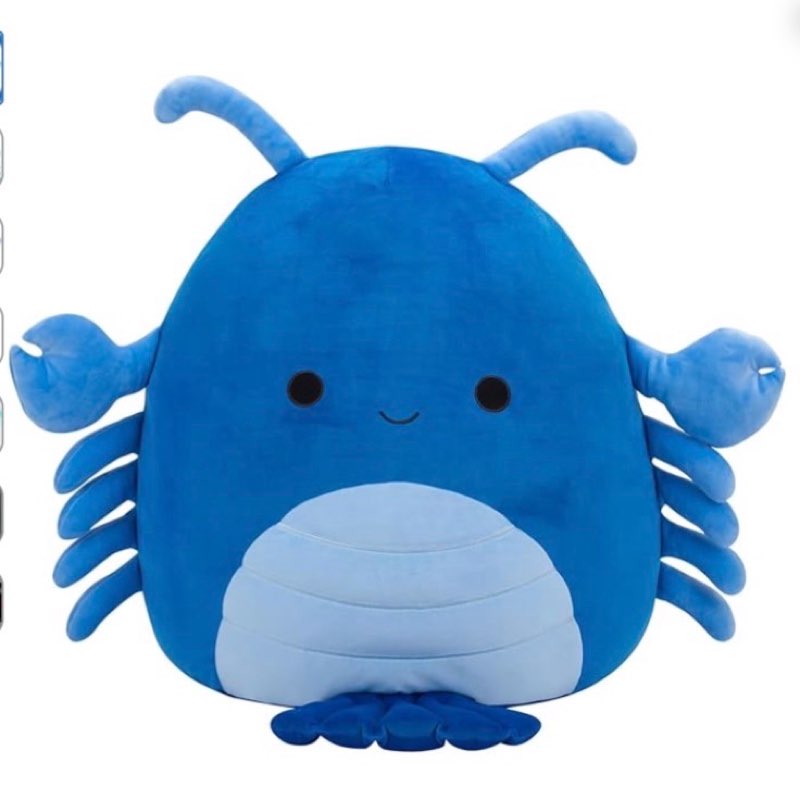 squishmallows original 20-inch lobert blue lobster - official jazwares plush (jumbo)