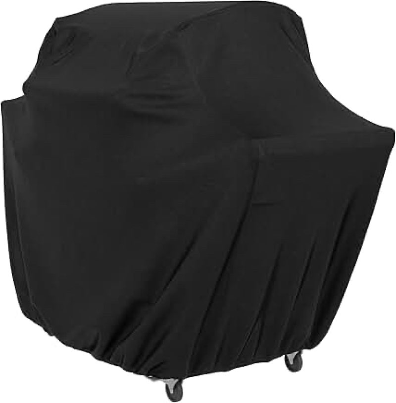 Amazon Basics Gas Grill Barbecue Cover, 54 inch / S, Black