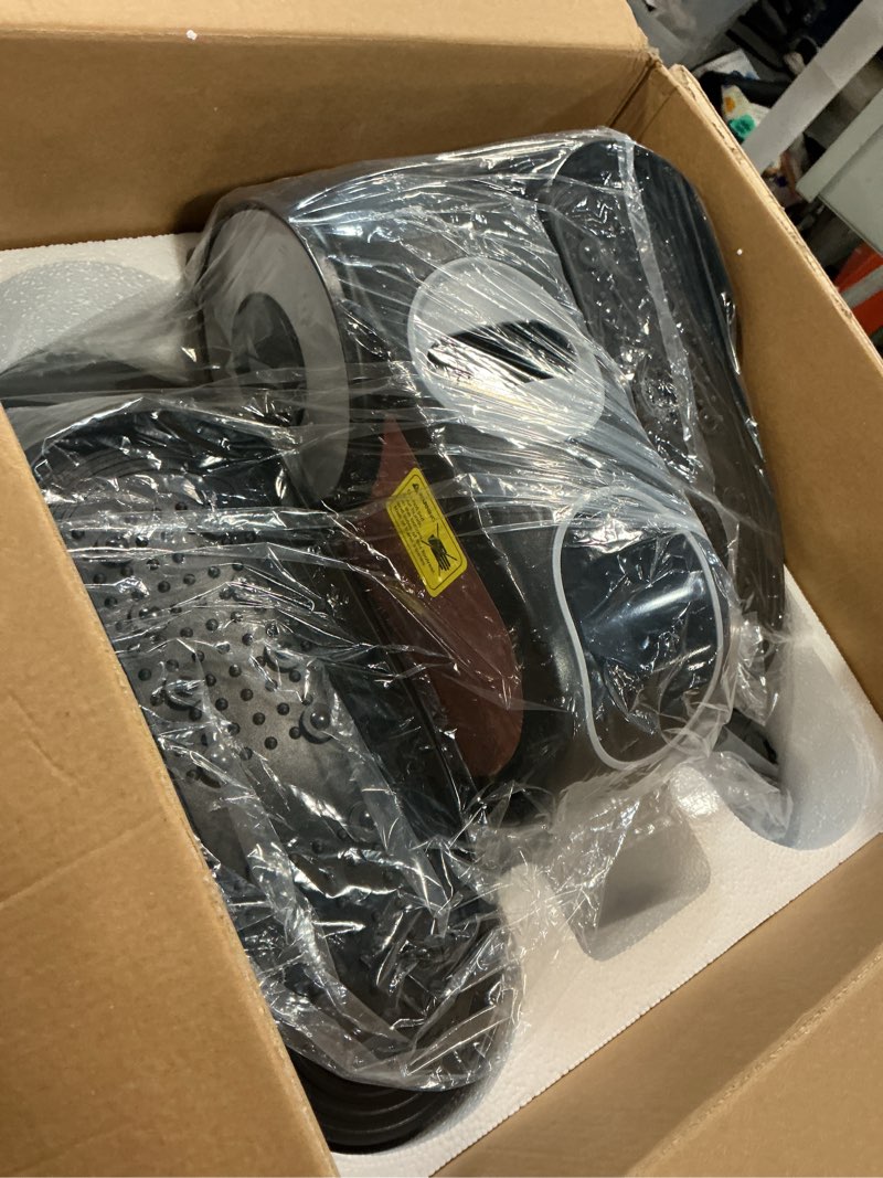 Condition photo showing As Is for MERACH Under Desk Elliptical Machine, Leg Exerciser While Sitting for Seniors with Remote Control & 12-Speeds, Quiet Portable Electric Seated Pedal Exerciser Machine for Home Office Classic