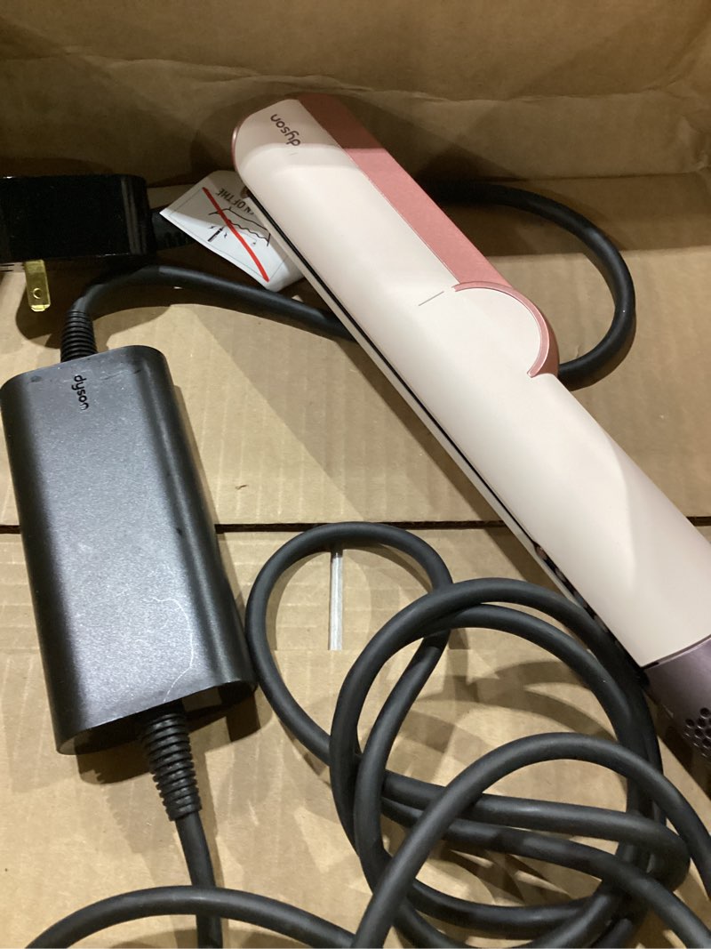 Condition photo showing As Is for NOT TESTED Dyson Airstrait™ Straightener, Wet to Dry Hair Straightener, No Heat Damage, No hot Plates, All Hair Types Ceramic Pink