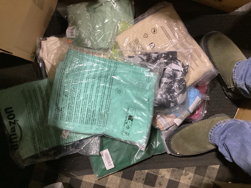Assorted box of clothes
