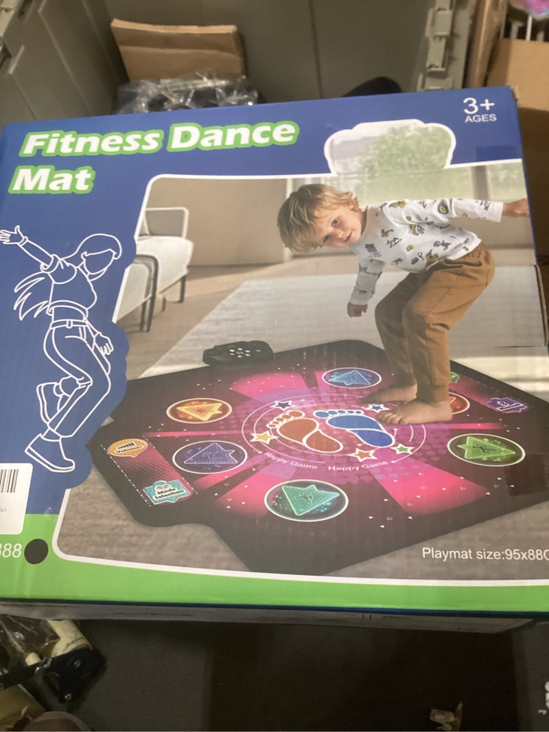 Condition photo showing New/Like New for electronic dance mat for kids,upgraded light-up 6-button dancing pad,wireless bluetooth toys,birthday christmax musical gifts for boys girls,built-in music playmat,ages 3 4 5 7 8 9 10 11 12+ year old