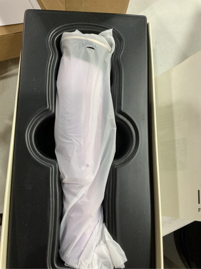 Condition photo showing Good Condition for inia flare 3-in-1 microcurrent facial device red light therapy for face and neck massager tool with heat & vibration for skincare puffiness, firming, smoothing crystal violet