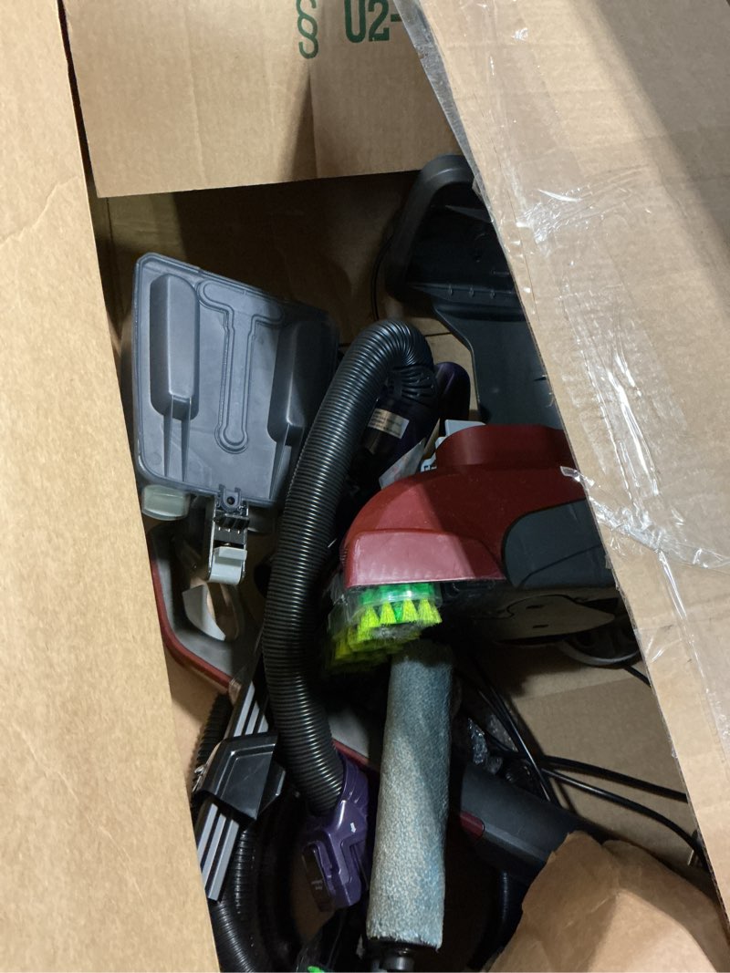Condition photo showing As Is for Hoover PowerScrub Deluxe Carpet Cleaner Machine for Carpet and Upholstery, Deep Cleaning Carpet Shampooer Machine with Multi-Purpose Tools, Pair Carpet Cleaner Solution