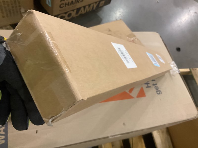 Condition photo showing As Is for LazBlinds Cordless Cellular Shades, No Tools No Drill Light Filtering Honeycomb Shades Pleated Blinds for Windows, 19'' W x 36'' H, White Light Filtering-white 19'' W x 36'' H