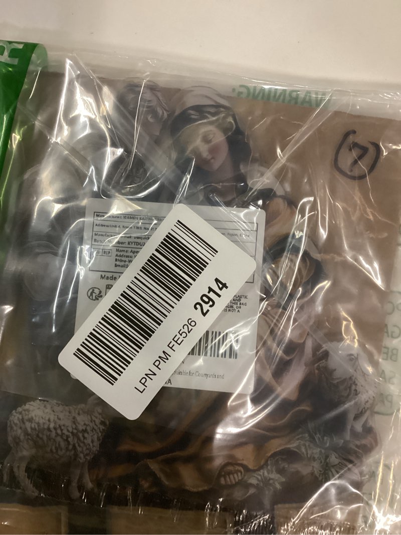 Condition photo showing Good Condition for Jesus Family Acrylic Garden Stake, Indoor and Outdoor Garden Acrylic Decoration, Suitable for Flower Pots and Landscape Beautification, Suitable for Courtyards and Lawn