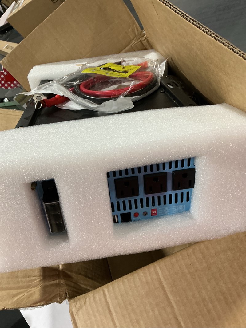 Condition photo showing Good Condition for (or similar) 4000w pure sine wave inverter 12v dc to 110v/120v ac converter, 8000w peak, lcd remote control, 4 ac outlets, usb & type-c – heavy duty for rv, truck, off-grid solar, home emergency power 12v-4000w