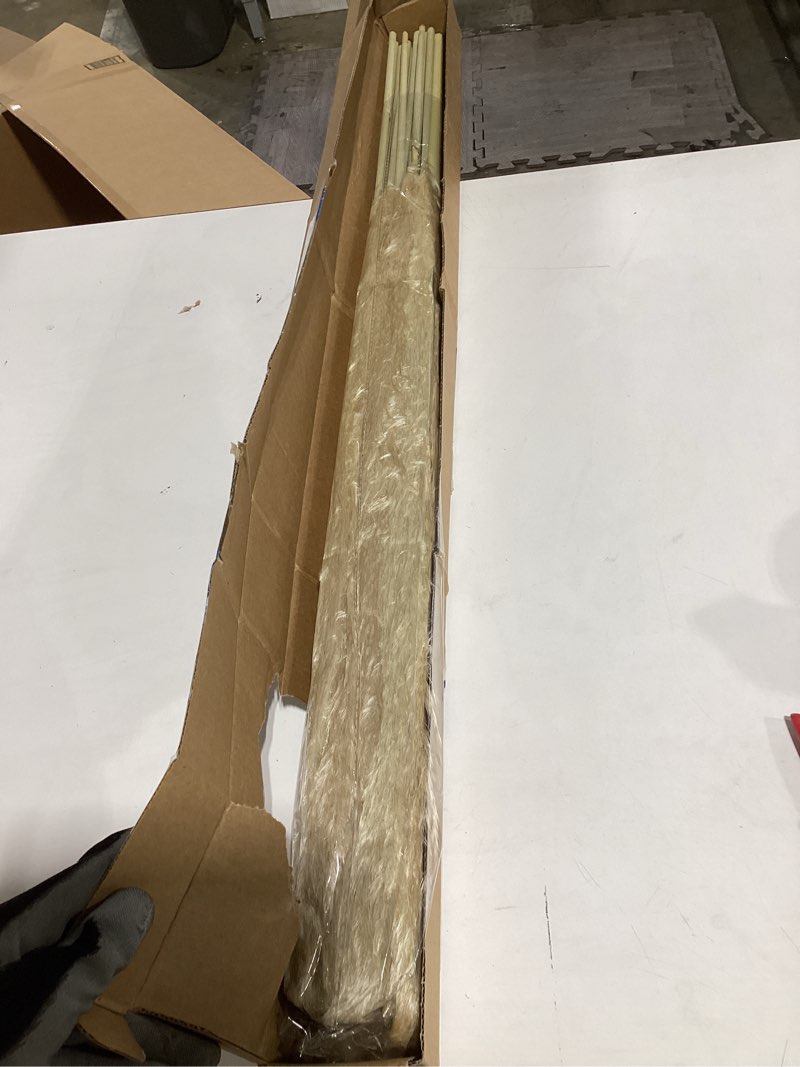 Condition photo showing As Is for pasuvsigt 12pcs 40'' dried pampas grass decor - tall-large pampas grass - natural beige - boho home decor 40inch-12pcs beige