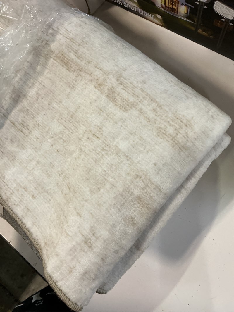 Condition photo showing Good Condition for washable runners for hallway 2x6 runner rug,ultra-thin kitchen runner rugs,non-slip backing entryway rug runner,abstract carpet for hallways,bedroom,dining,laundry room beige 2' x 6' (runner)
