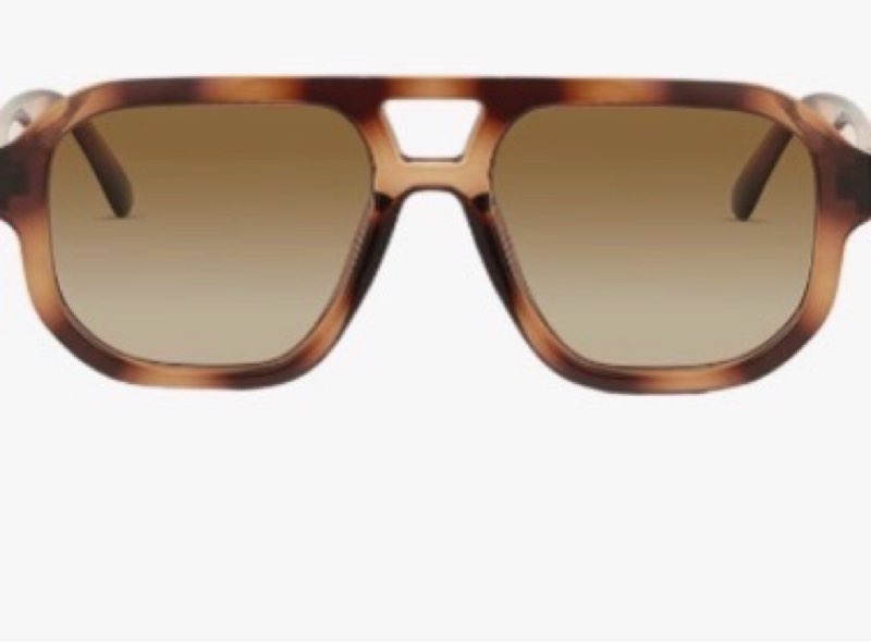 livho Trendy Polarized Square Aviator Sunglasses Women Men Square Eyewear Frame, Retro Sun Glasses for Women Men 2025 Shades, (broken)