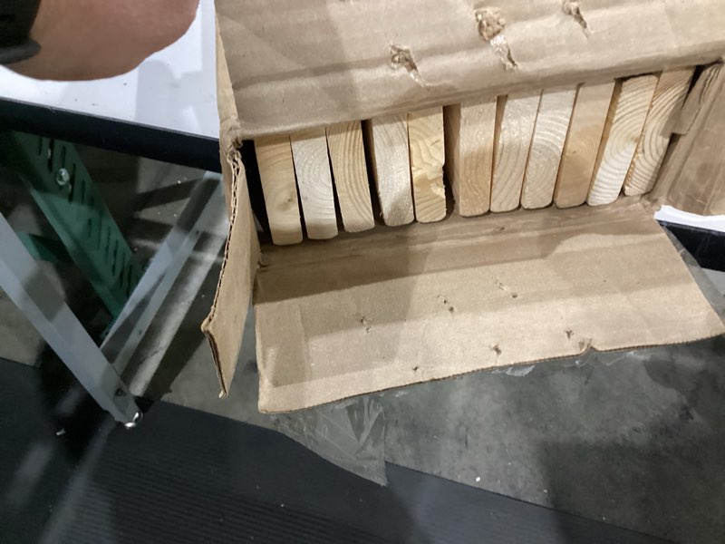 Condition photo showing Good Condition for wooden full bed slats for support under mattress – replacement wood slats for full size bed frame – under mattress support without extra height – 2.38 standard width standard full