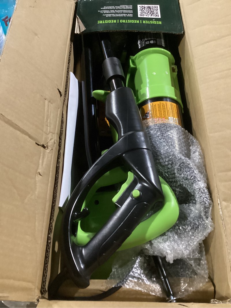 Condition photo showing Good Condition for Earthwise 16  Wide Snow Shovel  Corded Electric Snow Thrower Shovel - 430 LBS/Minute  SN70016