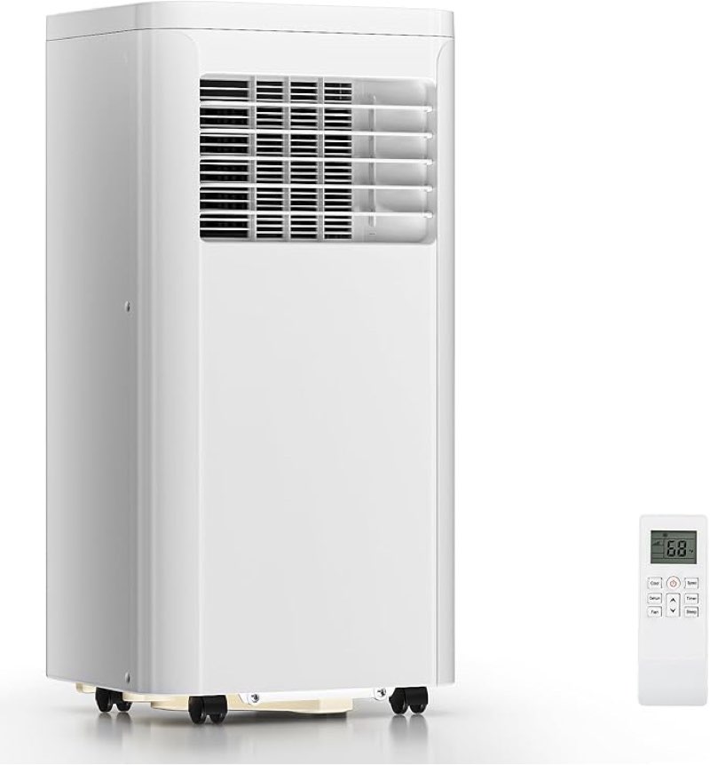 ZAFRO Portable Air Conditioners, 10000 BTU, 3 in 1 Portable AC Unit with Window Kits, Fan & Dehumidi