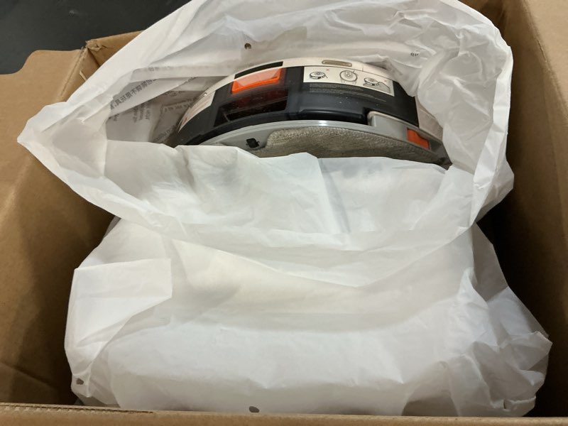 Condition photo showing As Is for robot vacuum cleaner 20,000pa robot vacuum and mop,90 day self emptying vacuum robot,lidar navigation,5g/2.4gwifi app aspirateur robot,self-charging robot vacuums for pet,floor,carpet r11gray