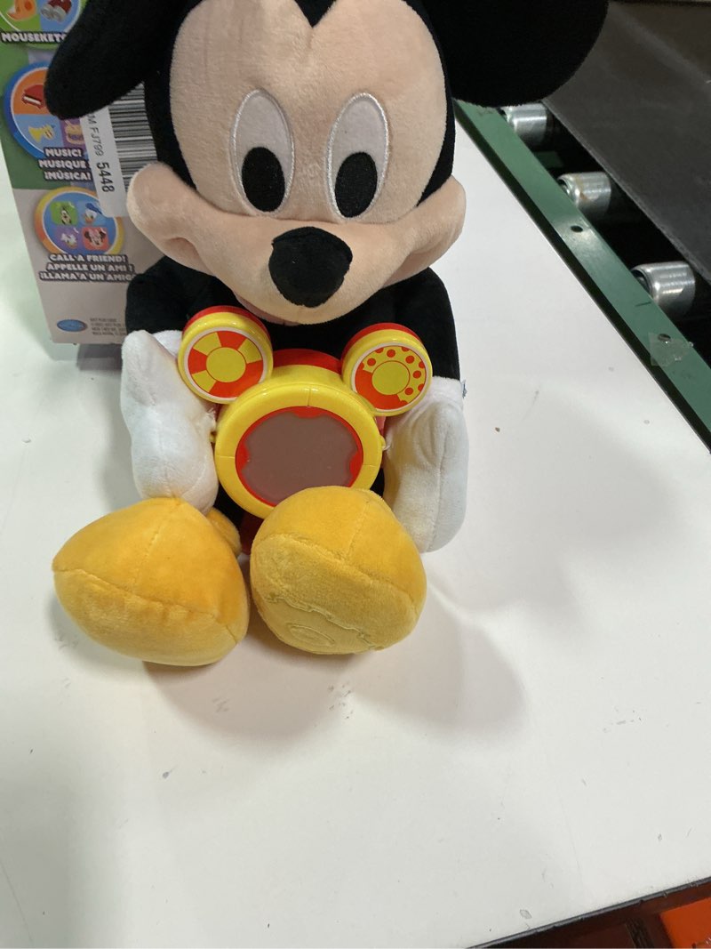 Condition photo showing Good Condition for Disney Jr. Oh, Toodles! 11-inch Mickey Mouse Interactive Plush Toy, 3 Modes of Play, Toy for Preschoolers, Boys, Girls, Kids, Ages 3 and Up by Just Play