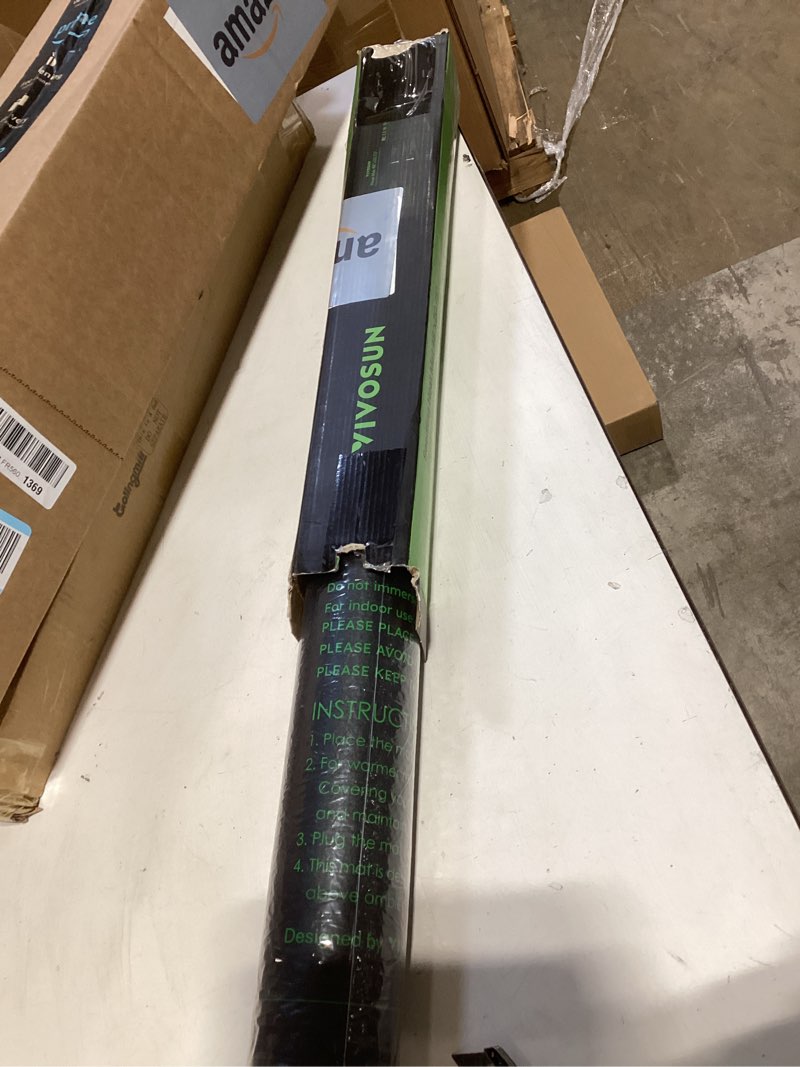 Condition photo showing New/Like New for vivosun durable waterproof seedling heat mat 48" x 20.75" ul & met-certified warm hydroponic heating pad for germination, indoor gardening, greenhouse 48"x20.75"