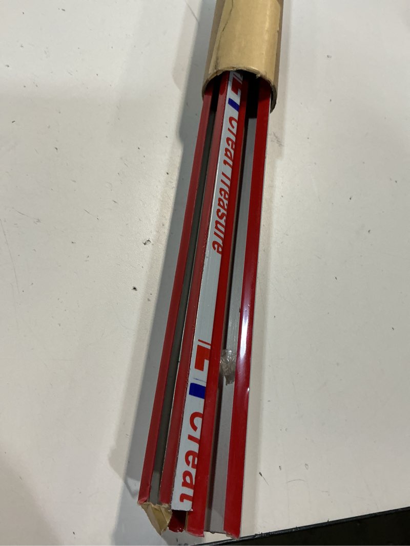 Condition photo showing Good Condition for Stainless Steel Management Raceway of Cables, 3-Pack 39.37in Metal Cable Condenser, Self-Adhesive Wire Cord Hider, No Screws No Drill On Wall Cable Cover Channels for Floor Home Office Kitchen (3 × L39.37in) L118in × W0.79in × H0.39in Mirror Gold