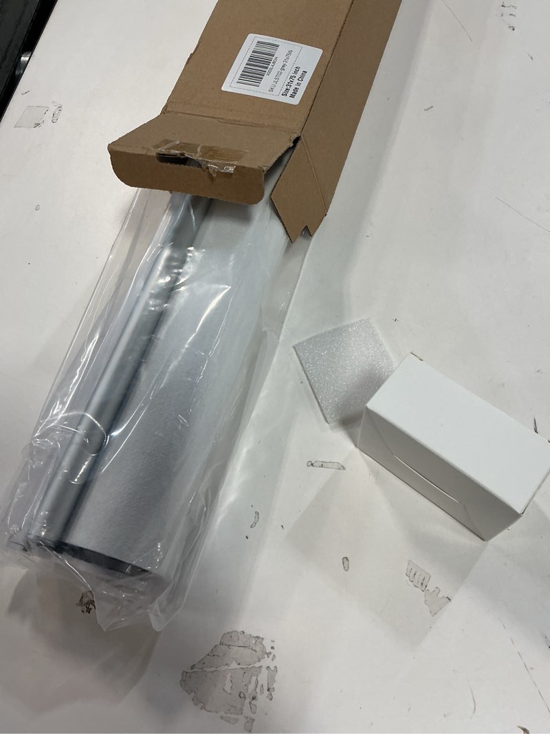 Condition photo showing Good Condition for GENIMO 100% Blackout Roller Window Shades, Window Blinds Cordless with Thermal Insulated, UV Protection Fabric, French Door Blinds for Bedroom, Home, Office, Easy to Install, Grey, 31" W X 72" H A.grey | 100% Blackout 31"W x 72"H