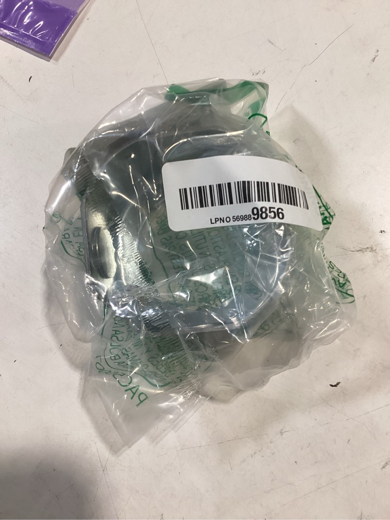 Condition photo showing Good Condition for hubbell-raco 111 extension ring ceiling outlet box, 11.8 cu-in, 3-1/2 in dia x 1-1/2 in d, 3-1/2"