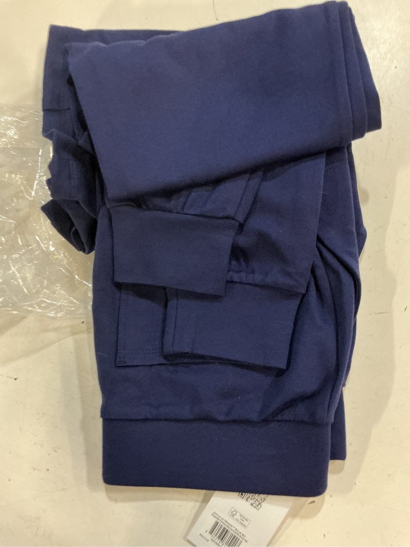 Condition photo showing Good Condition for jaanuu ultrasoft essential comfort women’s 6-pocket scrub set – soft stretch fabric, slim fit, adjustable waist scrub navy small