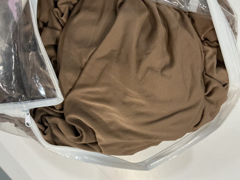 Condition photo showing As Is for TAOCOCO Recliner Sofa Slipcover, 3 Pieces Polyester Fabric Stretch Sofa Covers for 3 Seat Reclining Couch, Soft Washable Furniture Protector with Pockets (3 Seat, Light Coffee) Light Coffee 3 Seat