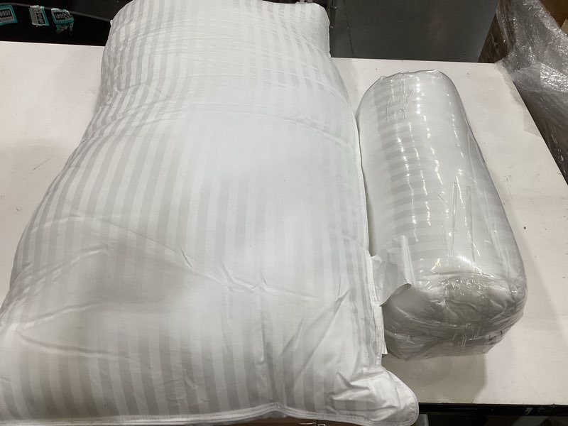 Condition photo showing Good Condition for beckham hotel collection bed pillows king size set of 2 | down alternative pillow for back, stomach or side sleepers king white