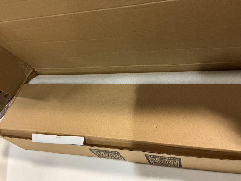 Condition photo showing New/Like New for forbena 24 inch bathroom floating shelves for wall set of 3, gold bathroom shelves over toilet wall mounted with rail, decorative hanging shelf for bedroom office living room decor (white and gold)