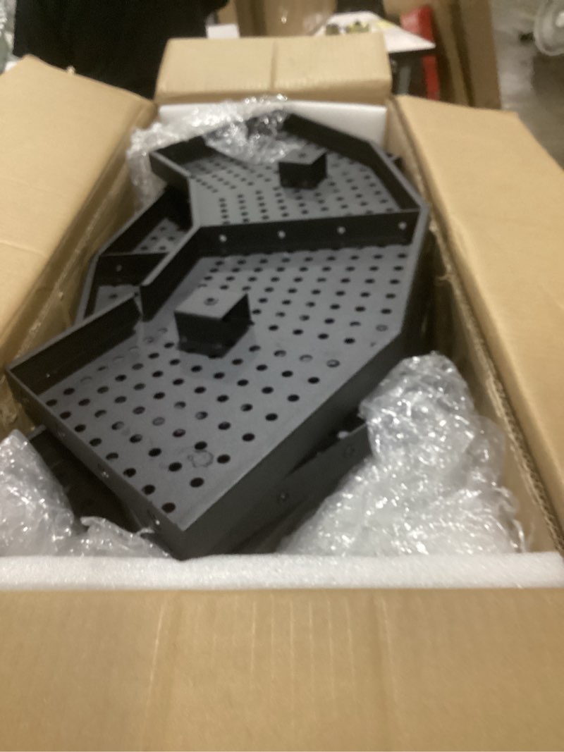 Condition photo showing Good Condition for 40 in fire pit surround tabletop for solo stove bonfire and ranger wood burning, powder-coated steel tabletop for solo stove bonfire accessories, 24 in inner, fits most wood burning fire pit. m - for solo stove bonfire / ranger 2.0