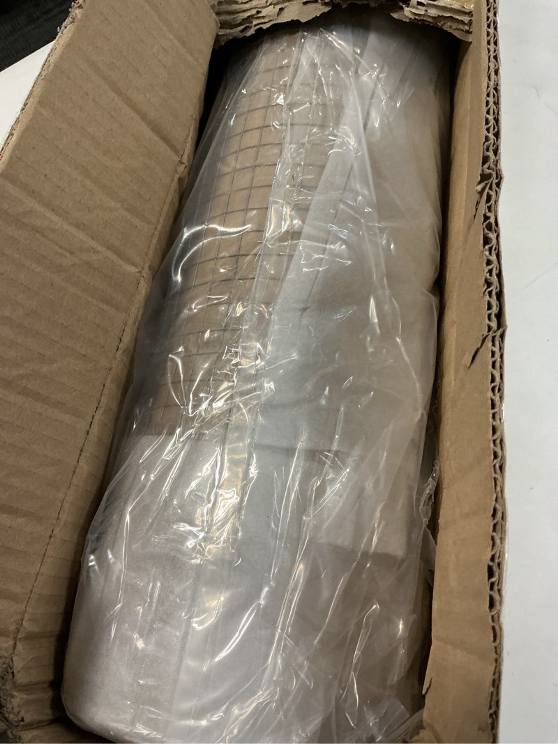 Condition photo showing Good Condition for tatuo hardware cloth 1/2 inch 48in x 50ft hot dip galvanized after welded cage mesh rolls 21 gauge metal chicken wire roll wire fencing poultry netting for raised garden rodent animals(silver) 48in x 50ft, 1/2in silver