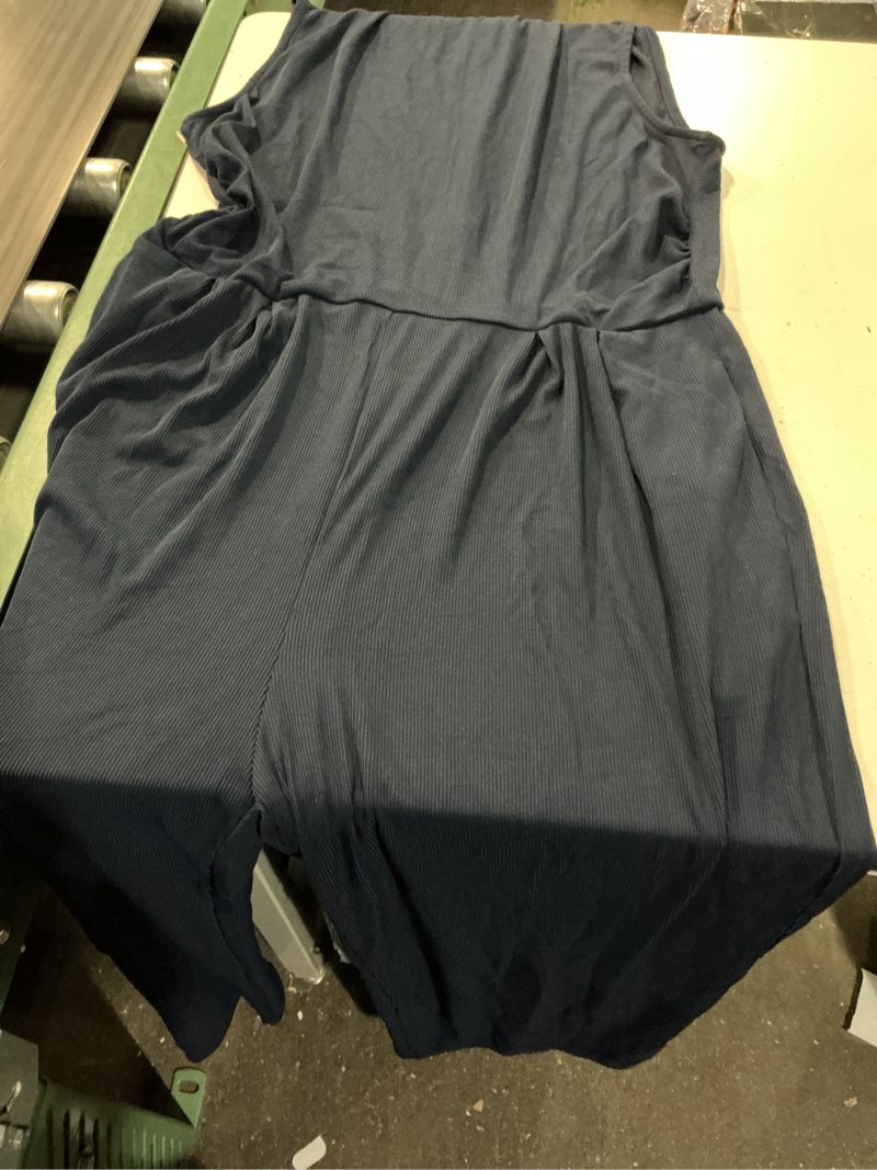 Condition photo showing Good Condition for size xxl prettygarden womens summer jumpsuits dressy casual one piece outfits sleeveless mock neck wide leg pants rompers with pockets