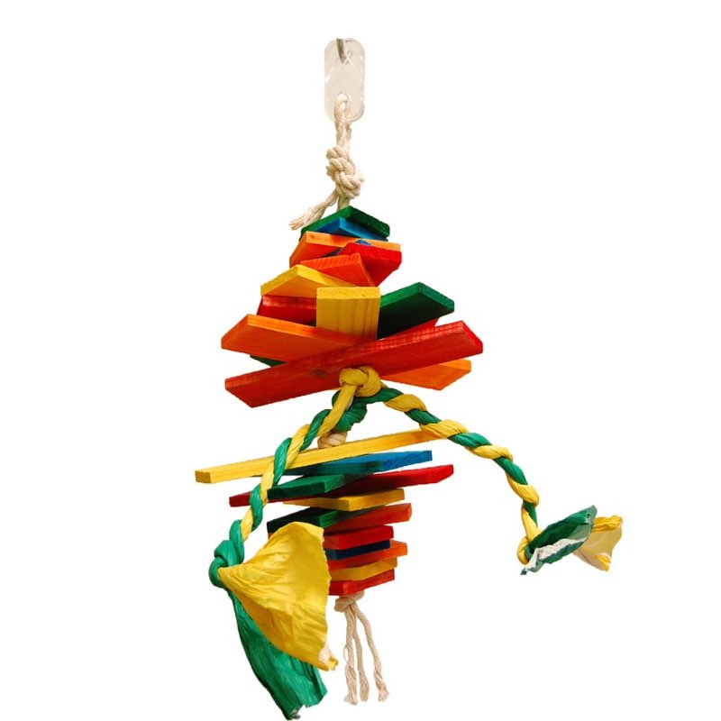 Condition photo showing New/Like New for Zoo-Max Popoff Hanging Bird Toy (Bird Interactive Toys) Small - 1 count