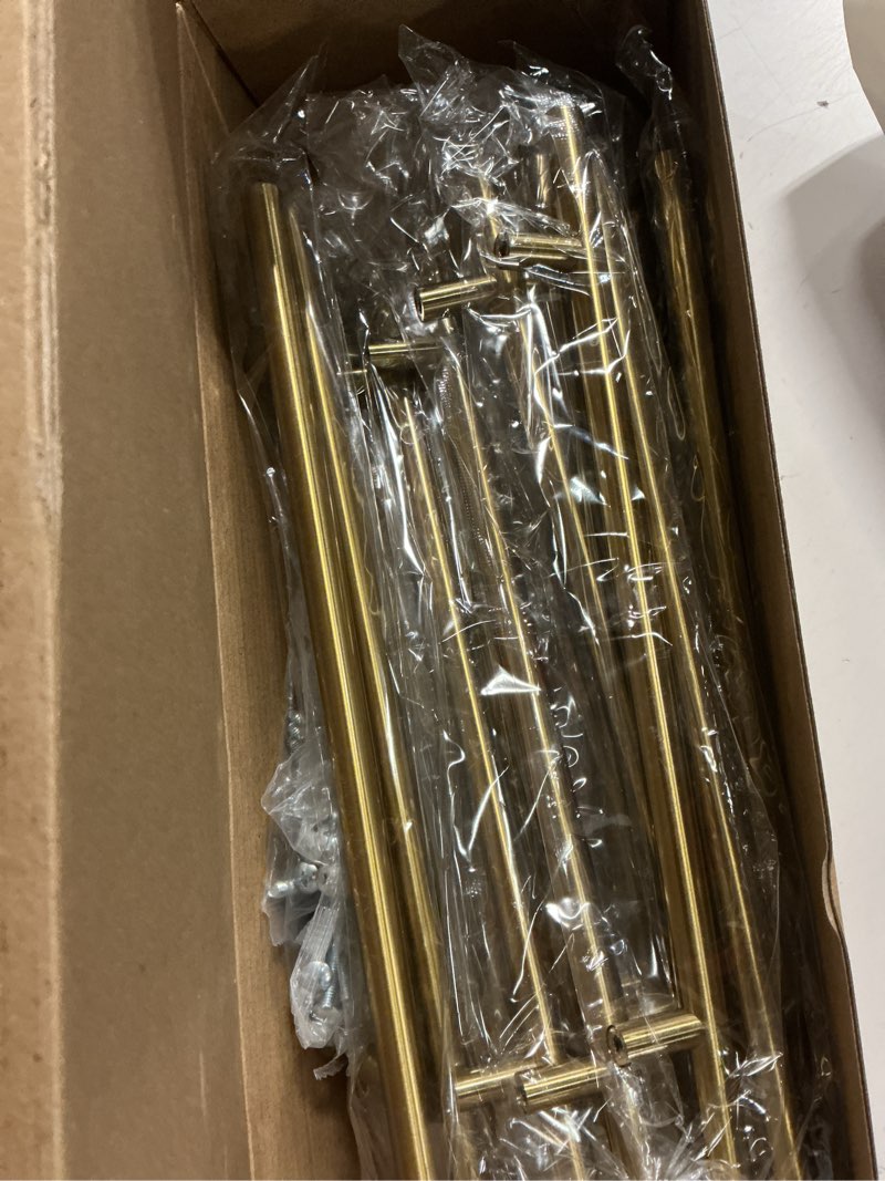 Condition photo showing New/Like New for goldenwarm 20 pack 8 inch gold cabinet handles brushed gold cabinet pulls stainless steel drawer pul