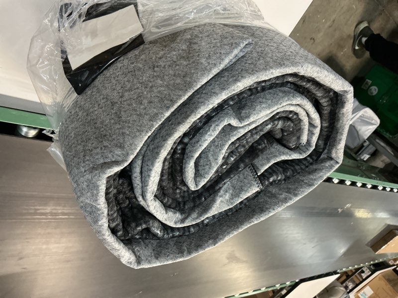 Condition photo showing Good Condition for  Unknown size Coucheta Washable Area Rug - Non-Slip Modern Checkered Rug, Stain Resistant Low Pile Carpet for Living Room & Bedroom, Plaid Design(,Gray)