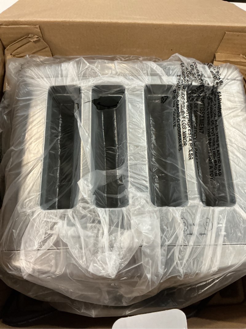 Condition photo showing Good Condition for cuisinart 4 slice countdown motorized toaster, compact design with extra-wide slots for toasting, defrost & reheat functions, cpt-435p1, stainless steel 4-slice toaster cpt-435p1