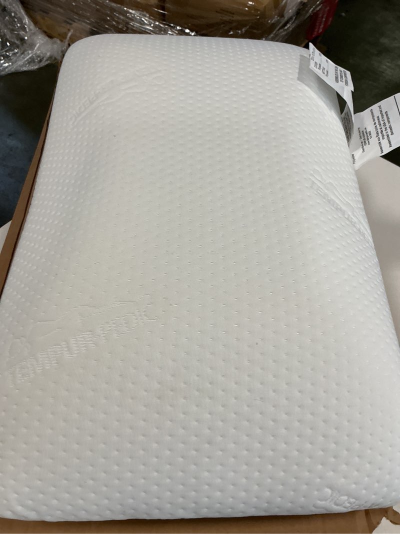 Condition photo showing Good Condition for Tempur-Pedic Memory Foam Symphony Pillow Luxury Soft Feel, Standard, White