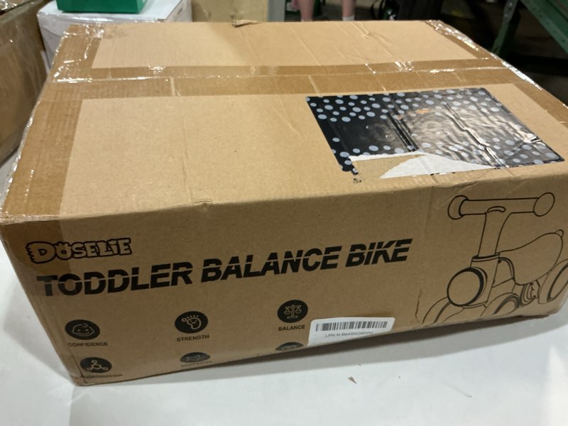 Condition photo showing New/Like New for toddler toys balance bike for 1 year old girl gifts,4 wheels colorful lighting with music baby first bike,toddler girl toys balance bike for 1st 2 year old birthday gifts
