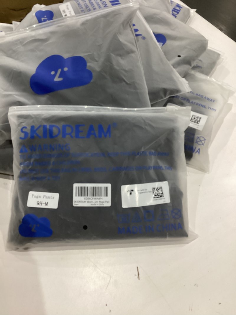 Condition photo showing New/Like New for XXS-XL Women's Tummy Control Opaque Yoga Leggings - High Waisted Gym Workout Pants for Women No Pockets Medium Black