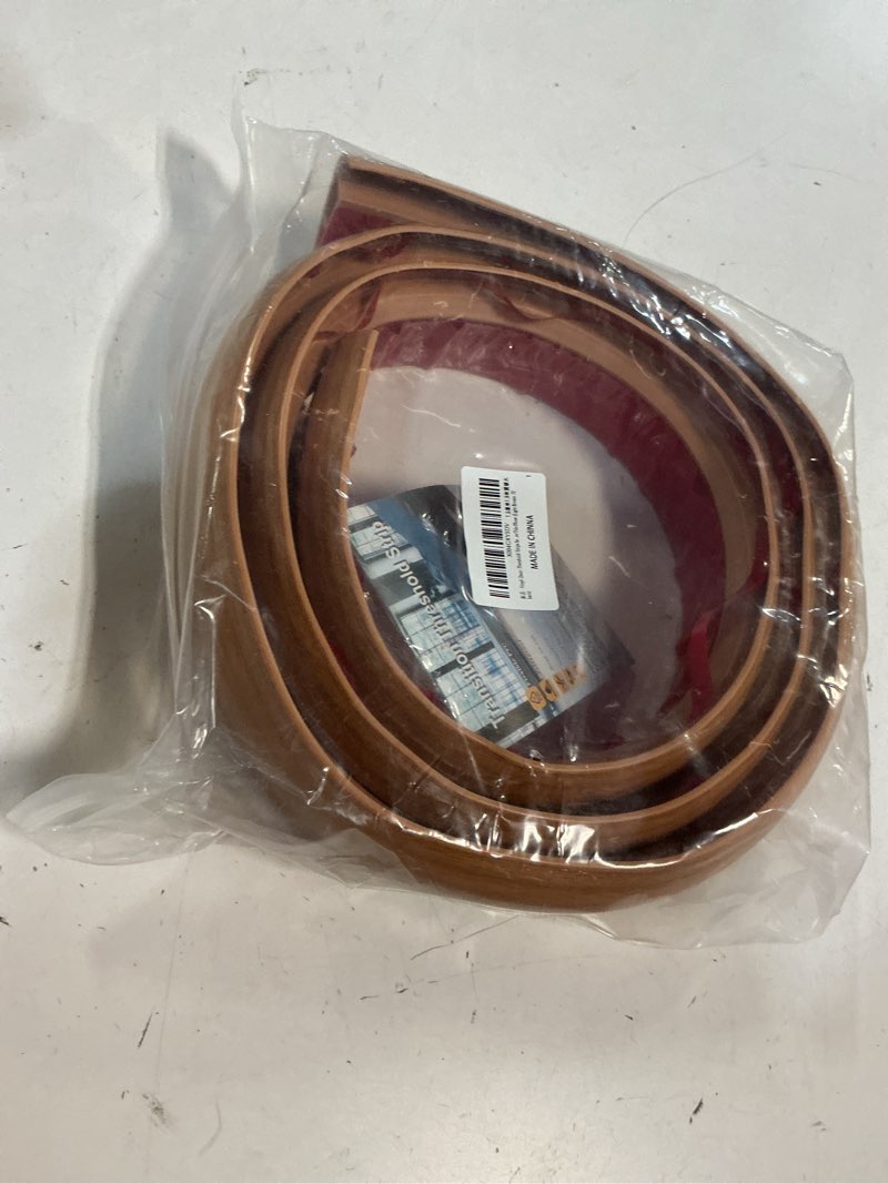 Condition photo showing New/Like New for vinyl floor transition strip door threshold self adhesive 72 inch, thresholds for doorways, edge-reducer transition-strips for door/floor (light brown)