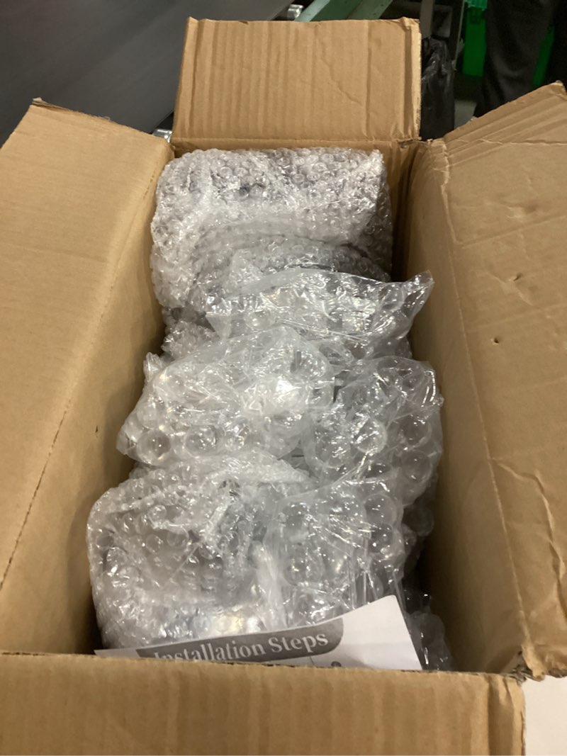 Condition photo showing Good Condition for 10 Pcs Wedding Centerpieces Vase, 21.6" Silver Metal Flower Holders Centerpiece Vase with Chandelier Crystal,for Reception Tables Décor Wedding Anniversary Party Events Silver 10 x S