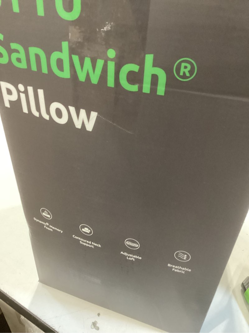 Condition photo showing Good Condition for UTTU Cervical Pillow for Neck Strain Relief, Memory Foam Neck Pillow for Sleeping, Adjustable Orthopedic Sandwich Pillow, Contour Cooling for Side Back Stomach Sleeper, King(27.6"×15.7"×5.2"/4.5") King Size