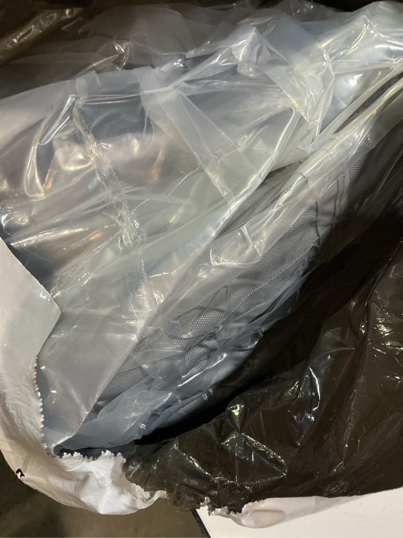 Condition photo showing New/Like New for rvmasking boat cover, ultra-thick 1600d polyester canvas with double pu waterproof coating, fits 14-16ft tri-hull, v-hull, runabout, fish & ski boat, bass boat, gray gray 14'-16' long, beam width to 90"