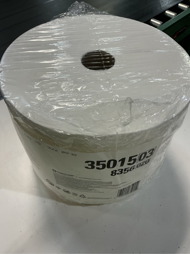 Condition photo showing New/Like New for wypall x50 disposable cloths (35015)  jumbo roll  9.8 x 13.4  white  1 100 sheets per roll