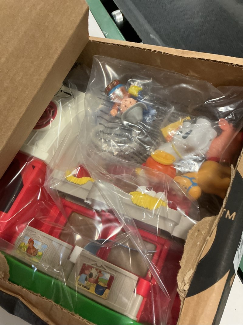 Condition photo showing Good Condition for Fisher-Price Little People Toddler Learning Toy Caring for Animals Farm Playset with Smart Stages for Pretend Play Kids Ages 1+ years (Amazon Exclusive)