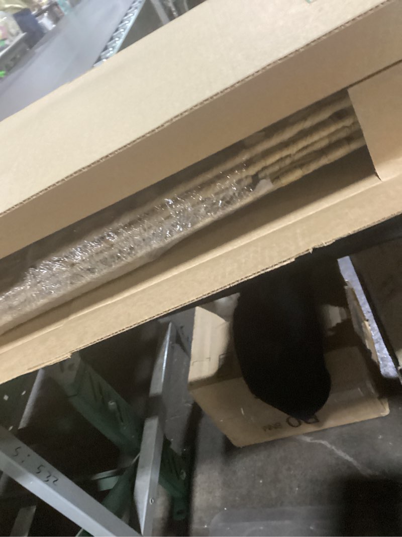 Condition photo showing Good Condition for GREENSTELL Storage Basket with Lid, 27.7 Gallon(105L) Lagre Wicker Blanket Storage Basket with Handles, Foldable, 2 Removable Liner Bags, Metal Frame, for Bedroom, Laundry Room, Natural 105L: 25.6*15.7*15.7 Inches Natural