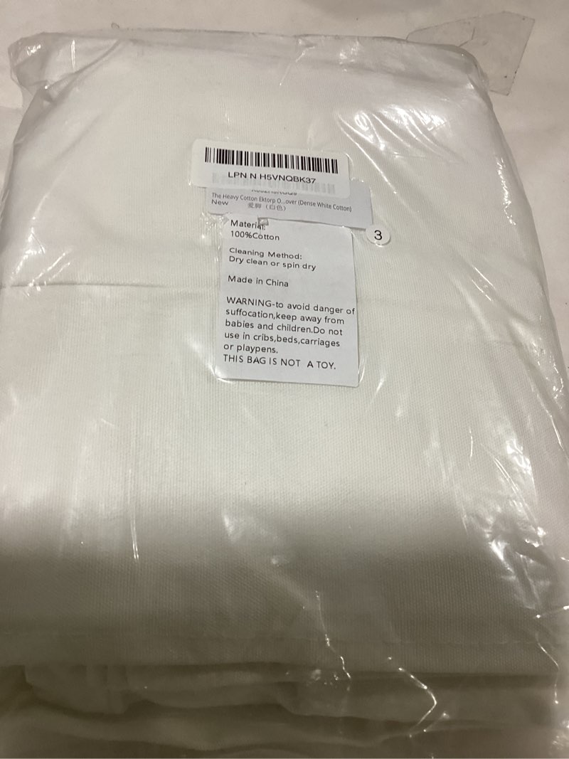 The Heavy Cotton Ektorp Ottoman Cover Replacement is Made Compatible for IKEA Ektorp Footstool Or St