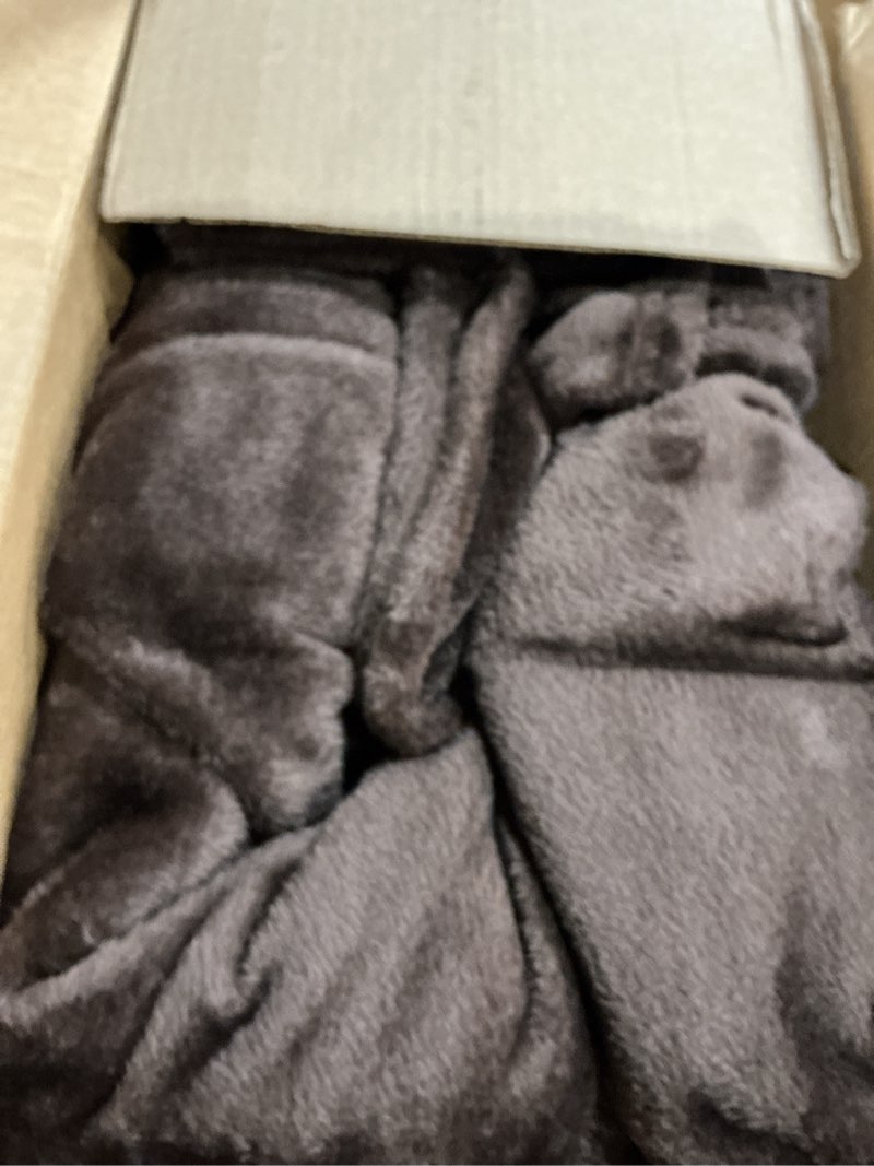 Condition photo showing Good Condition for bedelite fleece blanket king size blankets for bed, luxury plush cozy fuzzy blanket 108x90 inches, super soft warm lightweight throw blanket all seasons suitable, brown brown king(108"x90")