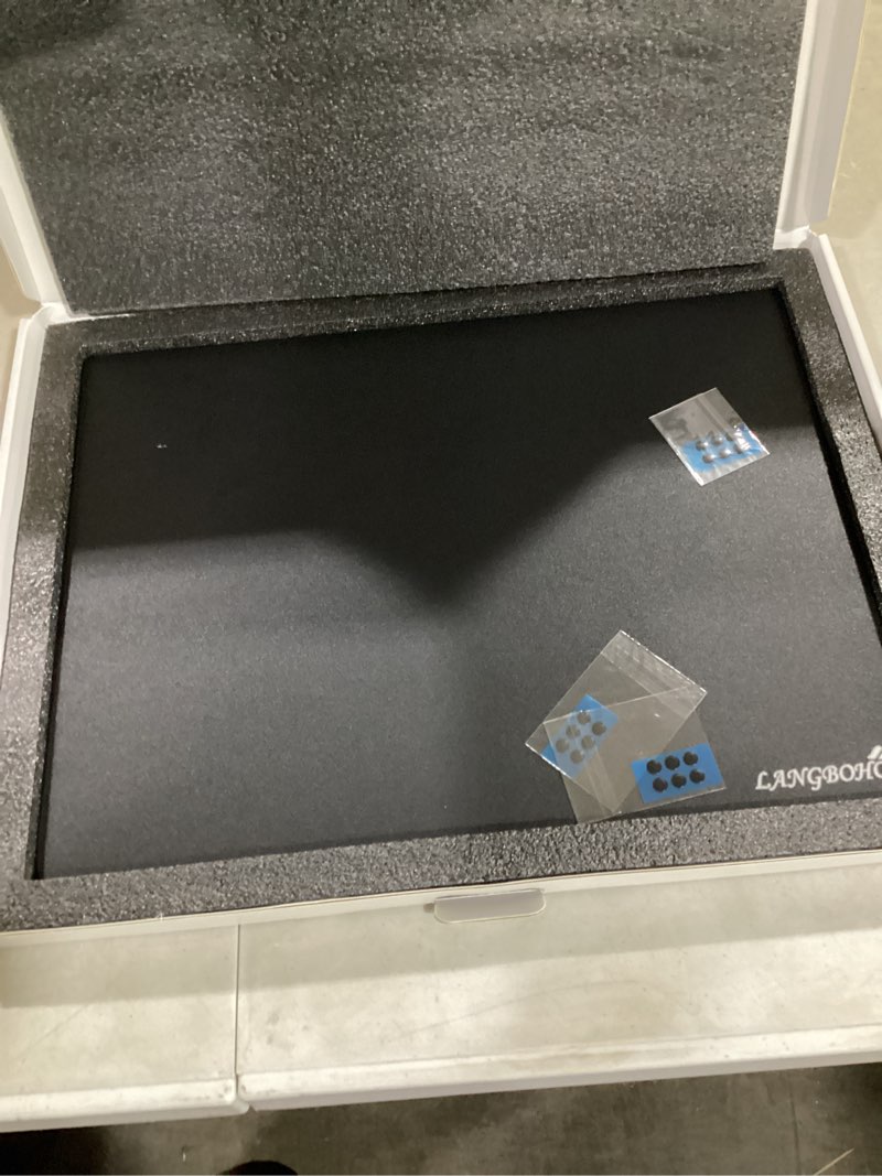 Condition photo showing New/Like New for Glass Mouse Pad Micro Etched Surface and Whole Silicone Base,Improved Precision and Speed,Durable, Easy to Clean, Suitable for Gaming and Office Use (Black-16 * 12'') Black-16*12''