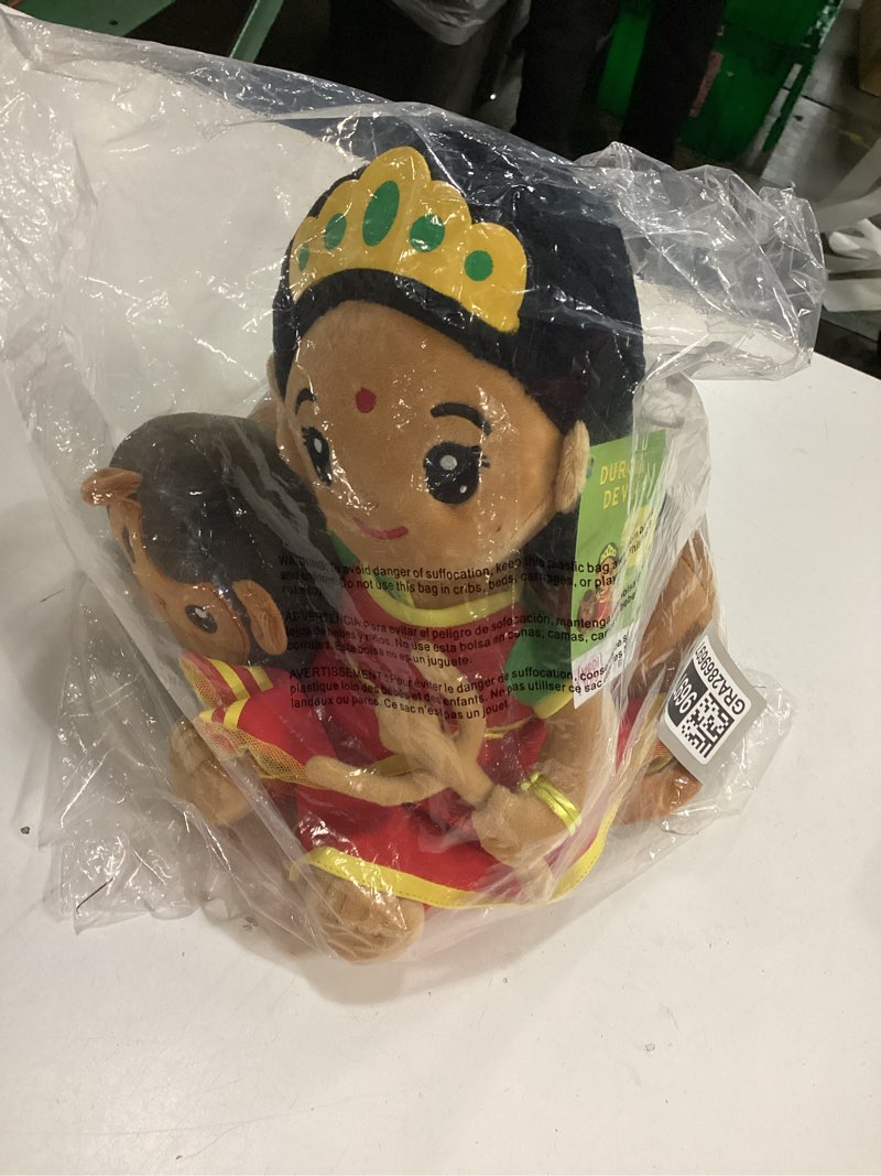 Condition photo showing New/Like New for MODI TOYS Durga Devi (Medium - 11 inch) Mantra Singing Stuffed Plush Toy | Ideal for Newborns, Infants, Toddlers, Grandparents | Best for Diwali, Baby Shower, Birthday | Teddy Bear Panda Elephant Durga Devi Medium