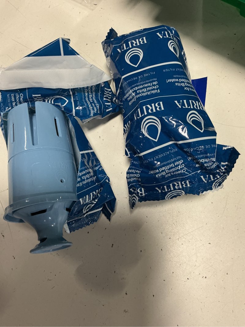 Condition photo showing Good Condition for brita filter replacements for water pitchers and dispensers, elite, nsf certified to remove 99% of lead, 2 count, blue